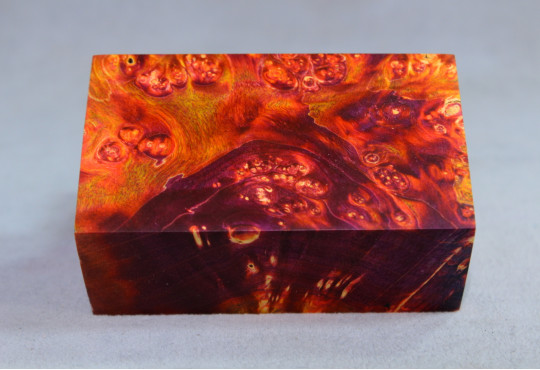 Stabilized Maple Burl Wood Mod Block